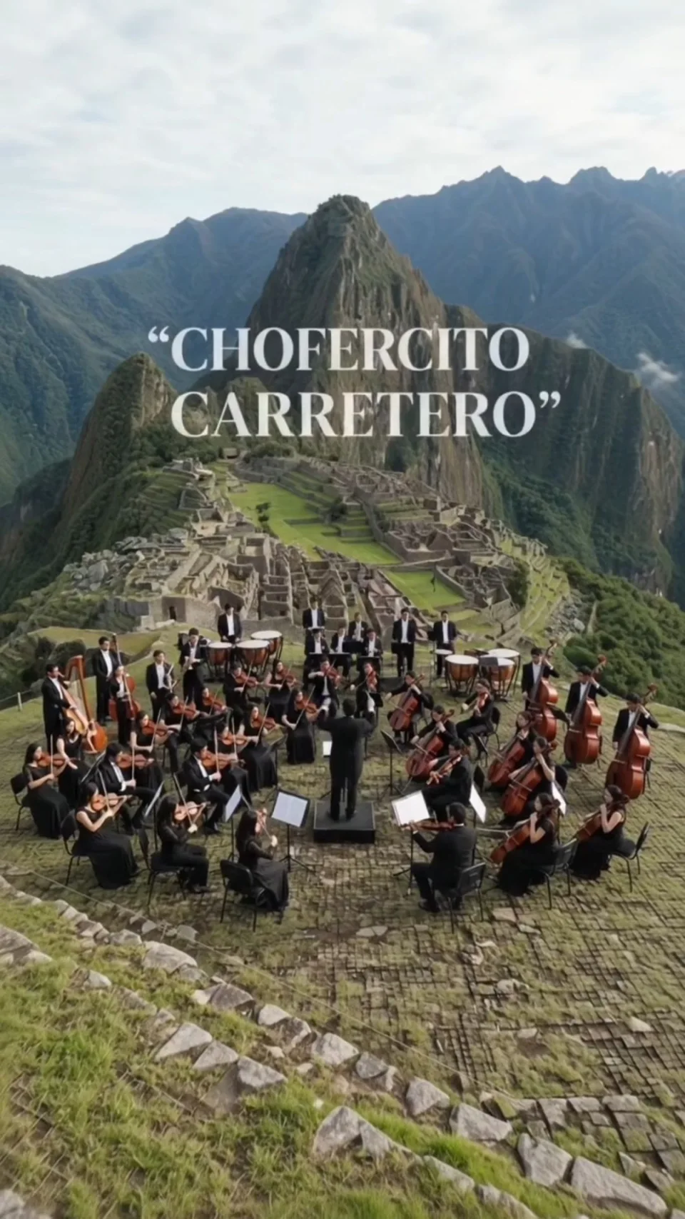 Still from the video: Chofercito Carretero